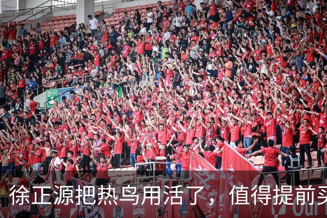 徐正源把热鸟用活了，值得提前买断 17岁新星有国脚潜力 瓦吉奇被弃